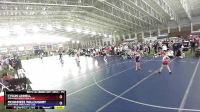 75 lbs Cons. Semi - Tyson Linnell, Stallions Wrestling Club vs McGinness Willoughby, Northside Wrestling Club