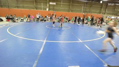 40 kg Rr Rnd 4 - Mckenzie Harshman, Maine Trappers White - GK8E vs Ella Heyne, Michigan Wrestling Academy - GK8E