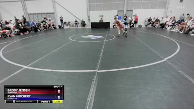 106 lbs Round 2 (8 Team) - Brody Jensen, Nebraska vs Ryan Hirchert, Idaho