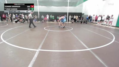 126 lbs Quarterfinal - Cruz Cannon, Wichita Training Center vs Conner Anderson, Team Central Wrestling Club