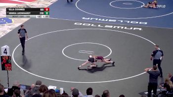 100 lbs Semifinal - Ella Coomes, Madison vs Jenika Leonhardt, Sturgis Brown