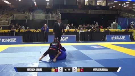 Natalee Funegra vs Madison G Miles 2025 Pan Jiu Jitsu IBJJF Championship