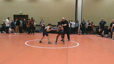 92 lbs Champ. Round 2 - Tanner McCray-Bey, Rampage vs Douglas Hazel