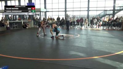 152 lbs 1st Place Match - Croix Gudenkauf, McDominate Training Center vs Blaze Mather, Delaware County Wrestling Club