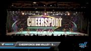 Cheerforce Simi Valley - Sapphirez [2022 Day 1] 2022 CHEERSPORT National Cheerleading Championship