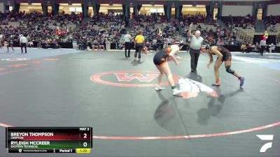 135 lbs Quarterfinal - Breyon Thompson, Crofton vs Ryleigh McCreer, Eastern Technical