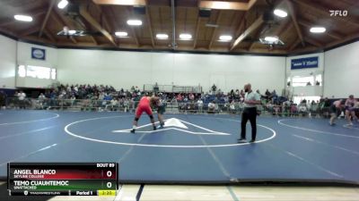 285 lbs Cons. Round 2 - Temo Cuauhtemoc, Unattached vs Angel Blanco, Skyline College