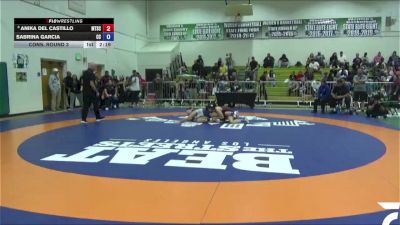 110 lbs Cons. Round 3 - Sabrina Garcia, Cerritos College vs Anika Del Castillo, Mt. San Antonio College