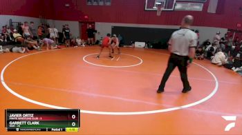 125 lbs Round 3 (6 Team) - Garrett Clark, WAR vs Javier Ortiz, Pirate Wrestling Club
