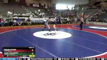 165 lbs Champ. Round 1 - Hailee Moore, Fayetteville vs Sadie Galloway, Maumelle Charter