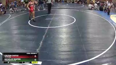 122 lbs Cons. Round 2 - Colton Castle, The Empire vs Nicholas Baxter, Livermore Elite WC