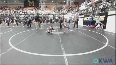 58-61 lbs Rr Rnd 2 - Axil Williams, Harrah Little League Wrestling vs Georgia Howell, Henryetta Knights Wrestling Club
