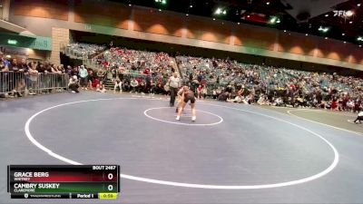 110 lbs Cons. Round 4 - Cambry Suskey, Claremore vs Grace Berg, Whitney