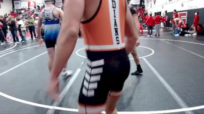 165 lbs Round 4 (12 Team) - Joshua Gutierrez, Bear Lake vs Walter Olsen, Buhl High School