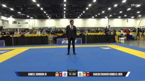 Carlos Eduardo Gomes B. Neri vs James E Johnson Jr 2025 World IBJJF Jiu-Jitsu No-Gi Championship