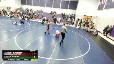 110 lbs Round 1 - Jackson Blakesley, Champions Wrestling Club vs Easton Wilson, SYRACUSE