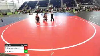 145 lbs Round Of 16 - Sammy Mendoza, Yucaipa Thunder vs Akai Villela, Thorobred