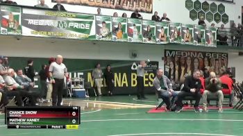 175 lbs 7th Place Match - Mathew Haney, Highland (Medina) vs Chance Snow, Wauseon