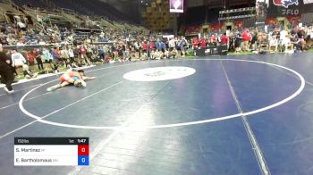 152 lbs Rnd Of 64 - Sebastian Martinez, Michigan vs Evan Bartholomaus, Minnesota