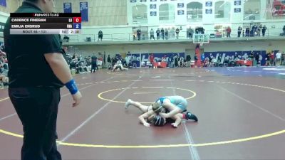 131 lbs Cons. Semi - Emilia Ensrud, Unattached vs Cadence Fineran, Linfield University