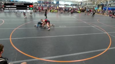 157 lbs Champ. Round 2 - Luke Manghisi, Unattached vs James Kosza, Unattached