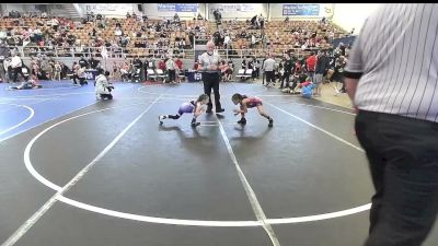 55 lbs Cons. Round 3 - Emberlynn Hagan, One Percent Better vs Destiny Victory Wren, Bomber Wrestling Club