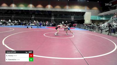 100 lbs Consi Of 8 #2 - Sadie Hardy, Bear River vs Alexis Saavedra, Cleveland