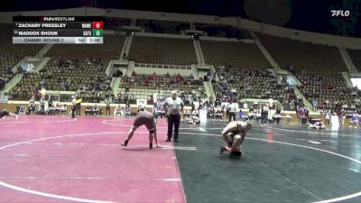 1A-4A 215 Champ. Round 2 - Zachary Pressley, Walter Wellborn vs Maddox Shoub, Satsuma