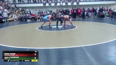 132 lbs Quarters & 1st Wb (16 Team) - Irvin Marin, Rockdale County vs Rian Cushenan, Pope