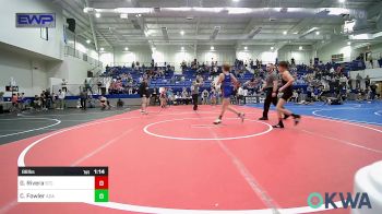 86 lbs 5th Place - Garrett Rivera, Sallisaw Takedown Club vs Colby Fowler, Ada Youth Wrestling