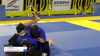 LIZANDRA IVETTE RODRIGUÉZ-PAGAN vs ANY KAROLINE OLIVEIRA 2023 Pan Jiu Jitsu IBJJF Championship