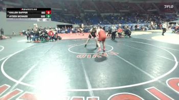 6A Boys 285 lbs Cons. Round 2 - Kallen Saffer, Oregon City Boys vs Ayden McNabb, David Douglas Boys
