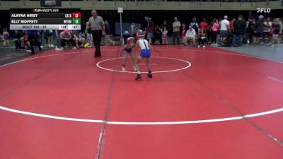 51 lbs Quarterfinal - Alayna Hirst, Catasaqua vs Elly Moffett, Wyoming