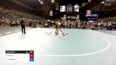 120 lbs Cons 32 #2 - Ryan Dorn, IL vs Soren Kelsall, IA