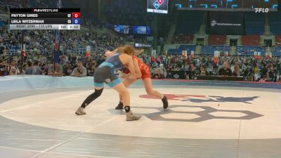 110 lbs Champ. Rd Of 32 - Payton Gines, UT vs Leila Witzerman, CA