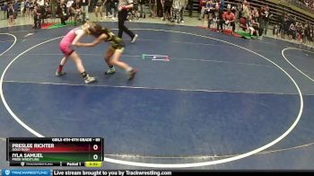 85 lbs Semifinal - Iyla Samuel, Pride Wrestling vs Preslee Richter, Gold Rush