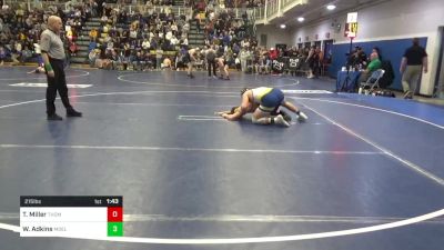 215 lbs R-32 - Trent Miller, Thomas Jefferson vs Will Adkins, Moeller-OH