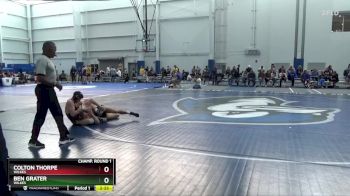 149 lbs Cons. Round 4 - Ben Grater, Wilkes vs Colton Thorpe, Wilkes