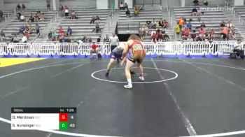 195 lbs Prelims - Doug Merriman, Indiana Outlaws Bronze vs Seth Hunsinger, D2 Ducks