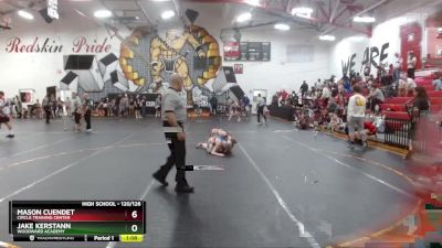 120/126 Quarterfinal - Jake Kerstann, Woodward Academy vs Mason Cuendet, Circle Training Center