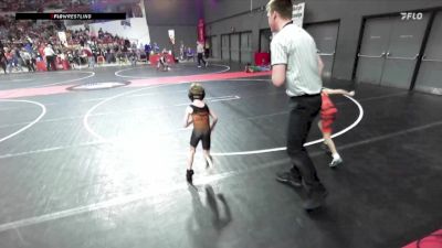 48 lbs Cons. Round 2 - Knox Lamers, Kaukauna Wrestling Club vs Easton Zielinski, Oconto Falls/Abrams Youth Wrestling