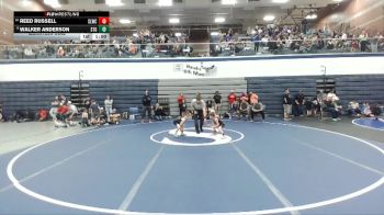 49 lbs Quarterfinal - Reed Russell, Sandpoint Legacy Wrestling Club vs Walker Anderson, Small Town Grims