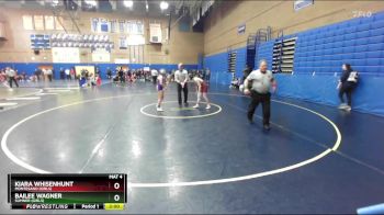 115lbs Quarterfinal - Bailee Wagner, Sumner (Girls) vs Kiara Whisenhunt, Montesano (Girls)