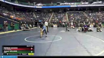 4 lbs Quarterfinal - Patrick Iacoves, Lake Norman vs Isaiah Williams, Apex