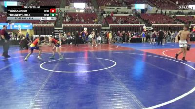 114 lbs Cons. Round 3 - Kennedy Little, Helena Wrestling Club vs Alexa Garay, Crzy MT Crushers