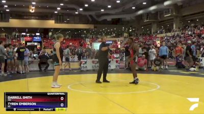 160 lbs Quarterfinal - Darrell Smith, MO vs Tyren Emberson, KS