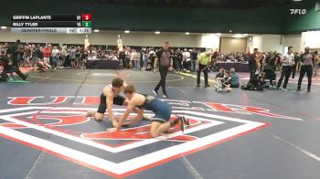 157 lbs Quarterfinal - Griffin LaPlante, NY vs Billy Tyler, VA