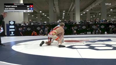 70 lbs Champ. Round 1 - Wyatt Medlin, Illinois Regional Training Center/Illini WC vs Jack DeSena, Spartan RTC FL