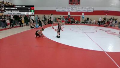 58-62 lbs Round 2 - Elias Varela, Lesher vs Julian Serrano, Platte Valley