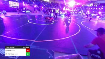 120 lbs Consi Of 16 #1 - Declan Keller, Dodge City TC vs Micah Martinez, Warrior Wrestling Club